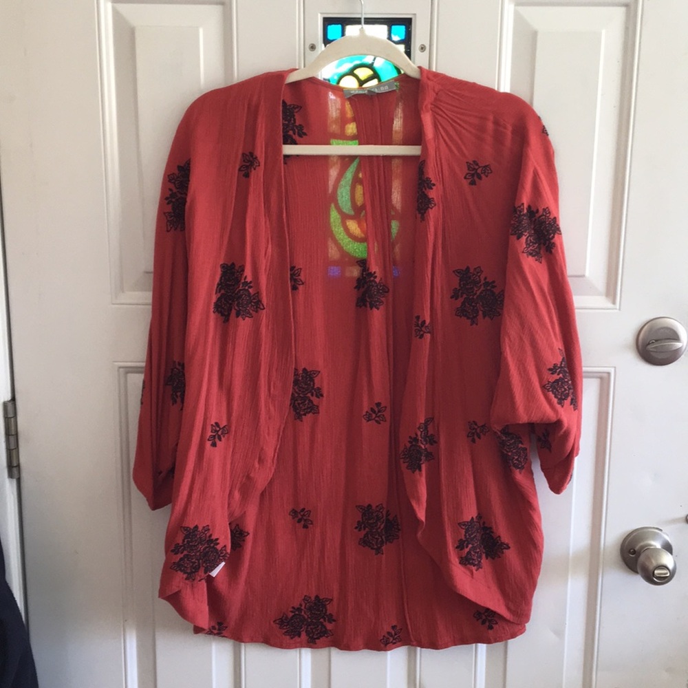 Short sleeve cardigan